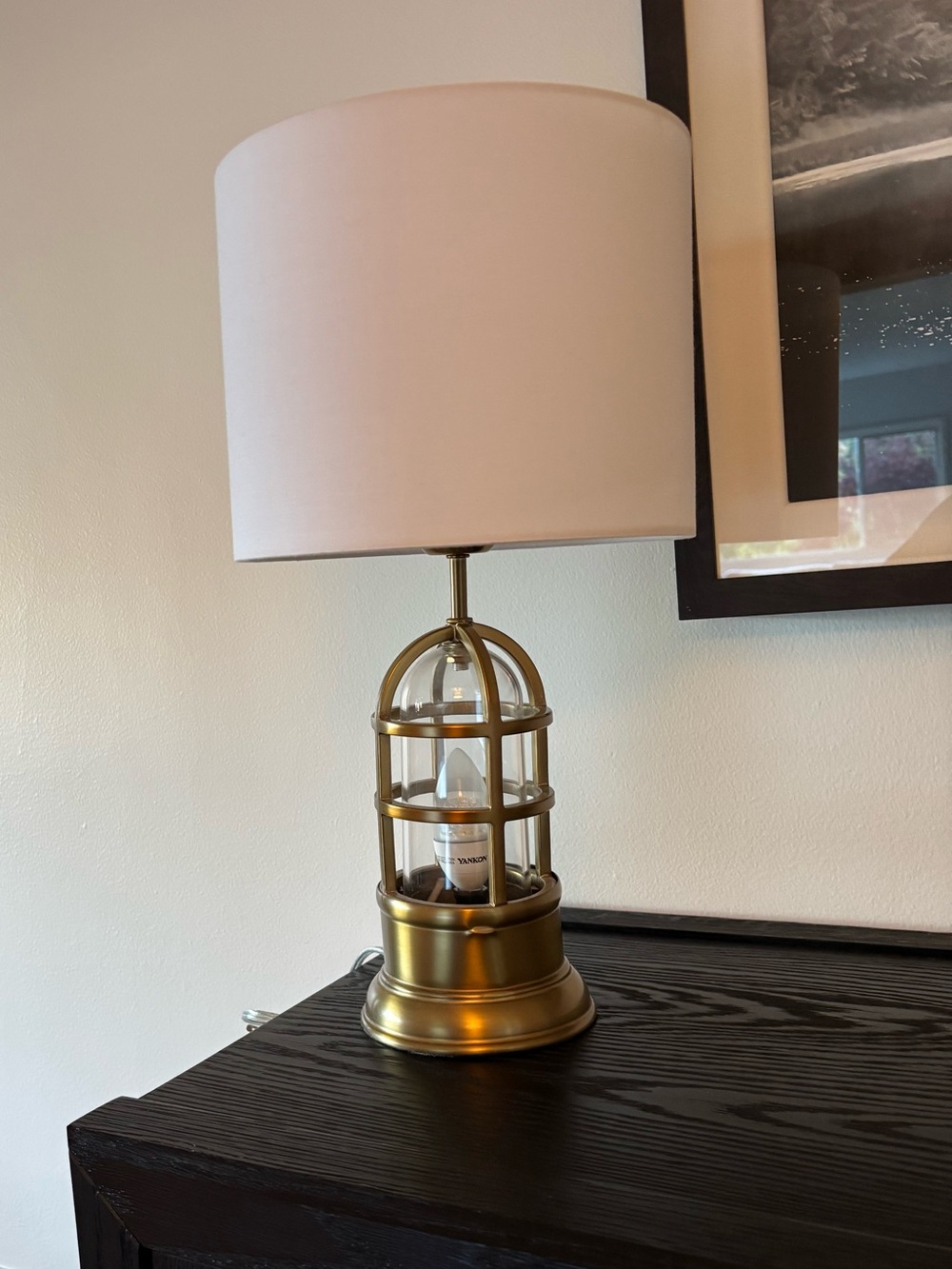 Pottery Barn Kids Gold Lamp